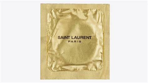 ysl condoms buy|Saint Laurent now selling couture condoms .